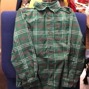 Cat and Jack Button Down Flannel Shirt